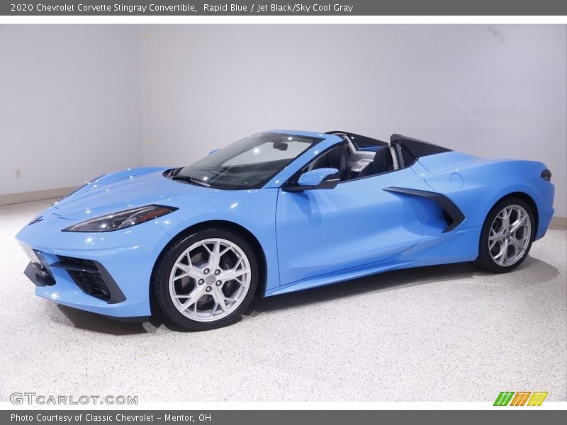 Front 3/4 View of 2020 Corvette Stingray Convertible