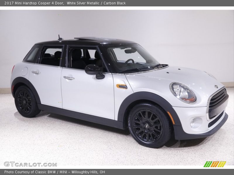White Silver Metallic / Carbon Black 2017 Mini Hardtop Cooper 4 Door
