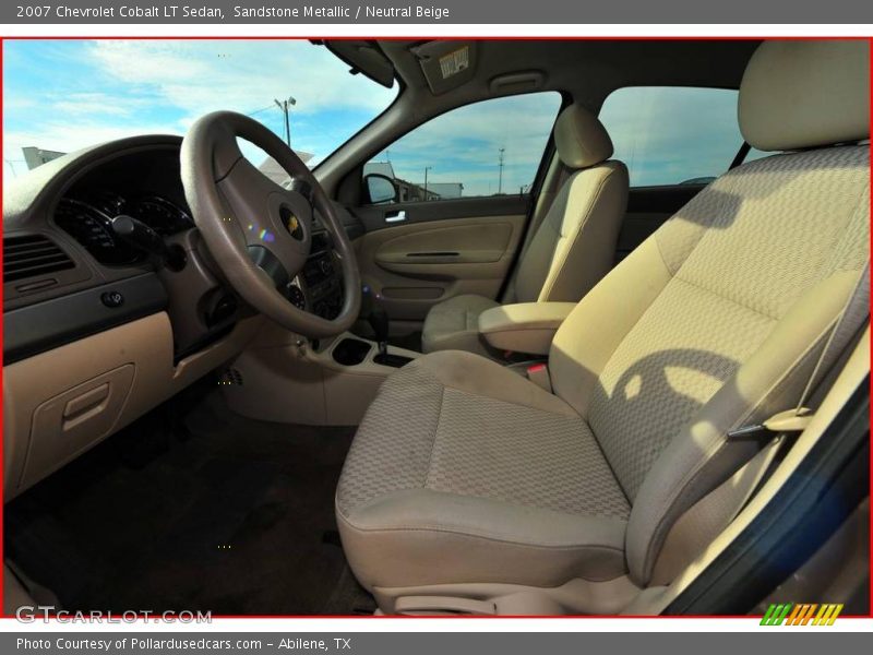 Sandstone Metallic / Neutral Beige 2007 Chevrolet Cobalt LT Sedan