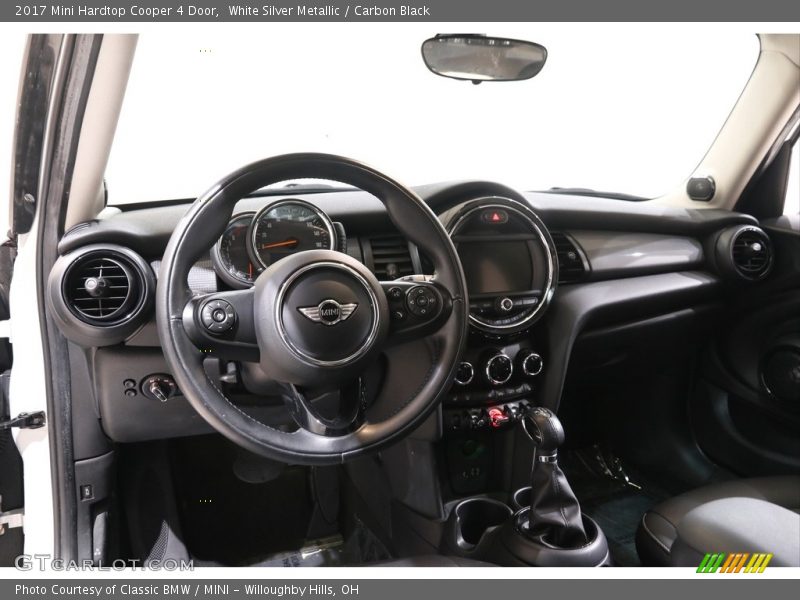 White Silver Metallic / Carbon Black 2017 Mini Hardtop Cooper 4 Door