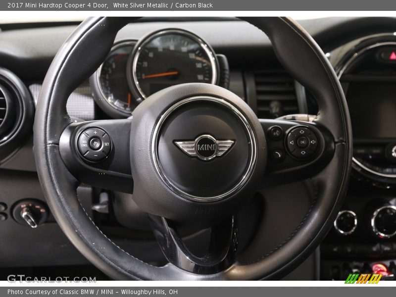 White Silver Metallic / Carbon Black 2017 Mini Hardtop Cooper 4 Door
