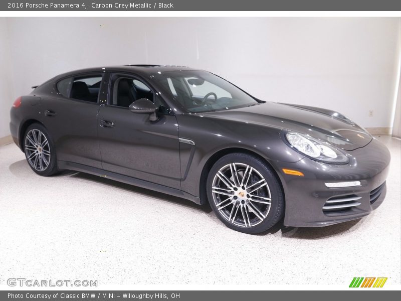 Carbon Grey Metallic / Black 2016 Porsche Panamera 4