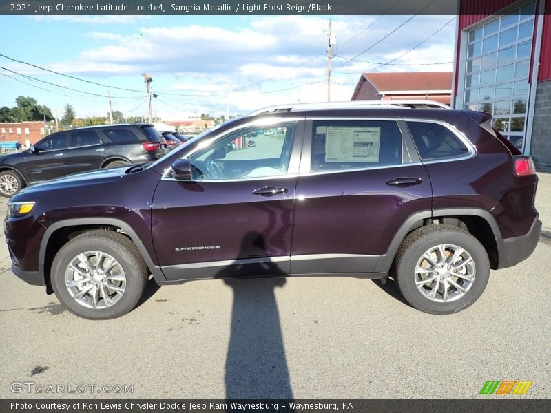  2021 Cherokee Latitude Lux 4x4 Sangria Metallic