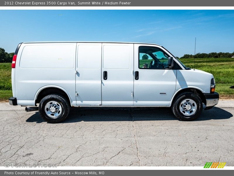  2012 Express 3500 Cargo Van Summit White