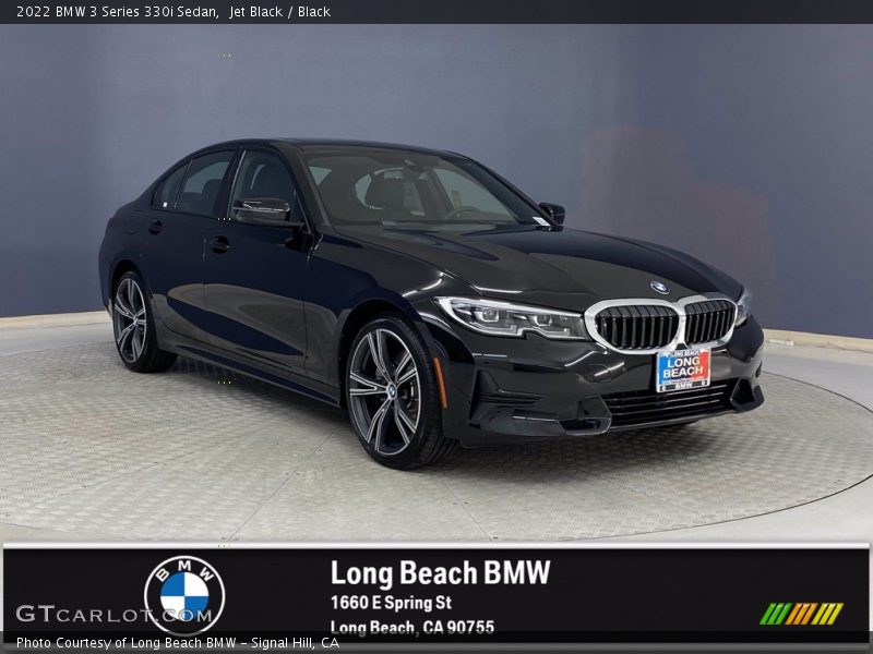 Jet Black / Black 2022 BMW 3 Series 330i Sedan