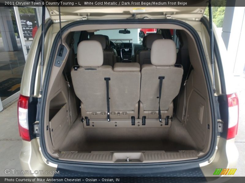White Gold Metallic / Dark Frost Beige/Medium Frost Beige 2011 Chrysler Town & Country Touring - L