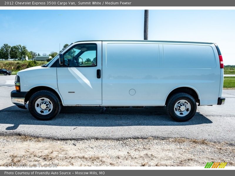 Summit White / Medium Pewter 2012 Chevrolet Express 3500 Cargo Van