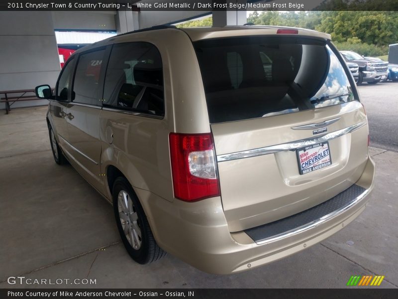 White Gold Metallic / Dark Frost Beige/Medium Frost Beige 2011 Chrysler Town & Country Touring - L