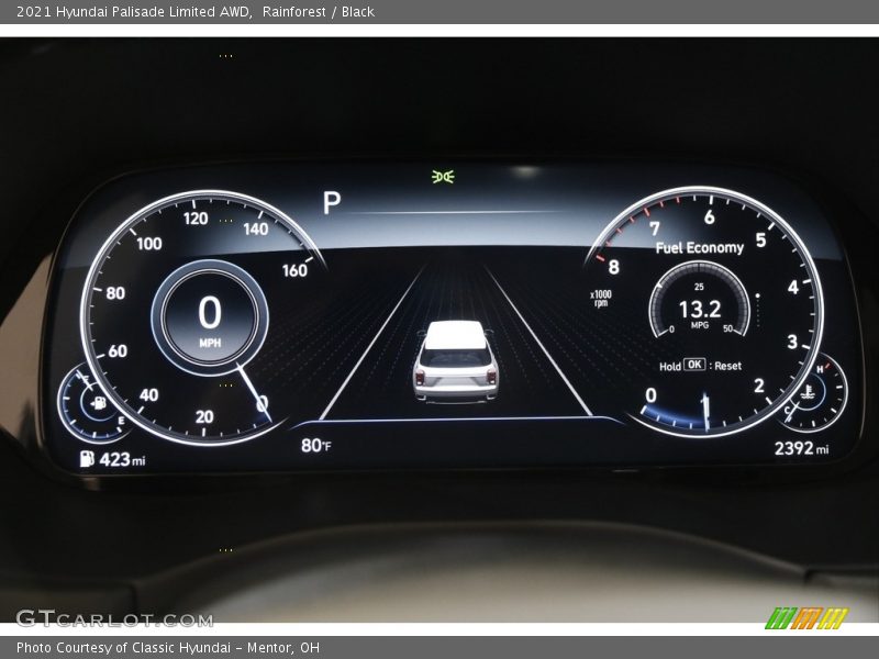 Rainforest / Black 2021 Hyundai Palisade Limited AWD
