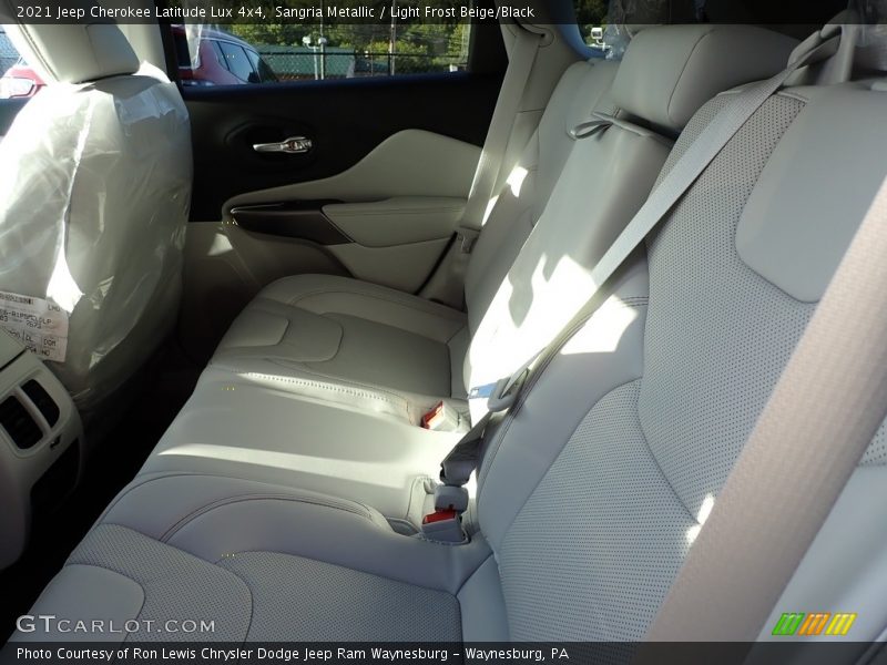 Sangria Metallic / Light Frost Beige/Black 2021 Jeep Cherokee Latitude Lux 4x4