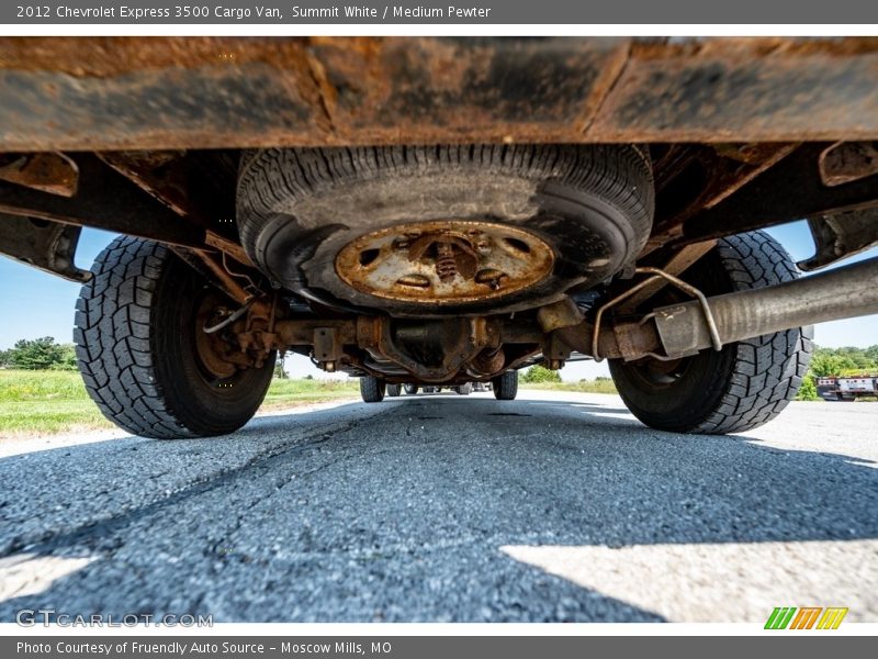 Summit White / Medium Pewter 2012 Chevrolet Express 3500 Cargo Van