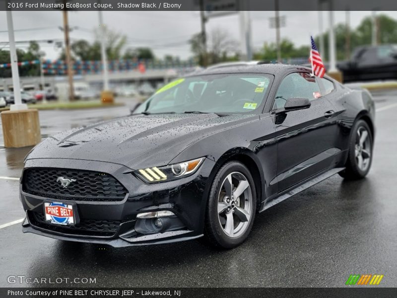 Shadow Black / Ebony 2016 Ford Mustang EcoBoost Coupe