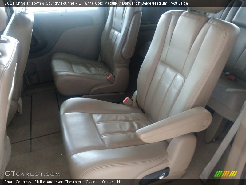 White Gold Metallic / Dark Frost Beige/Medium Frost Beige 2011 Chrysler Town & Country Touring - L