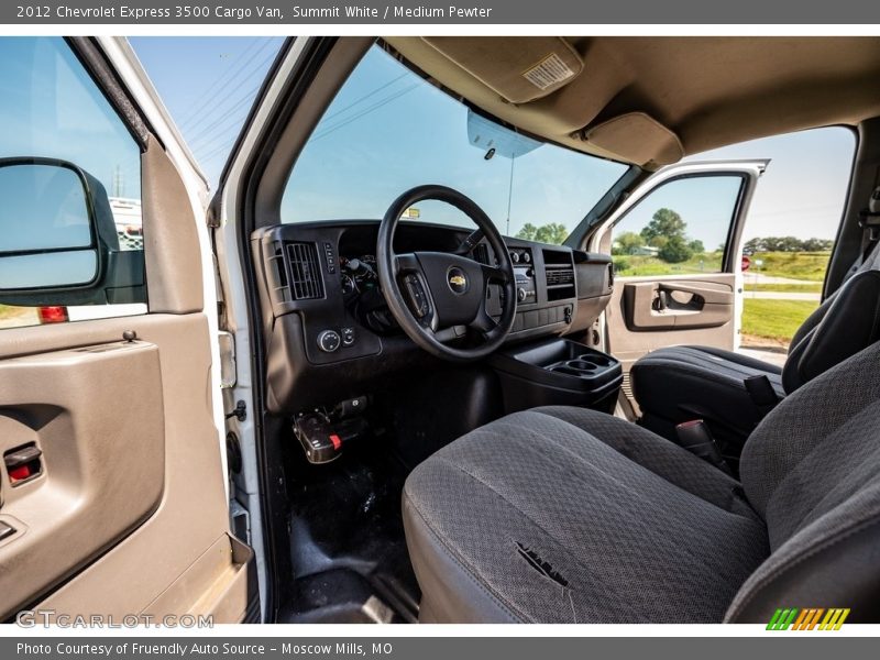 Summit White / Medium Pewter 2012 Chevrolet Express 3500 Cargo Van