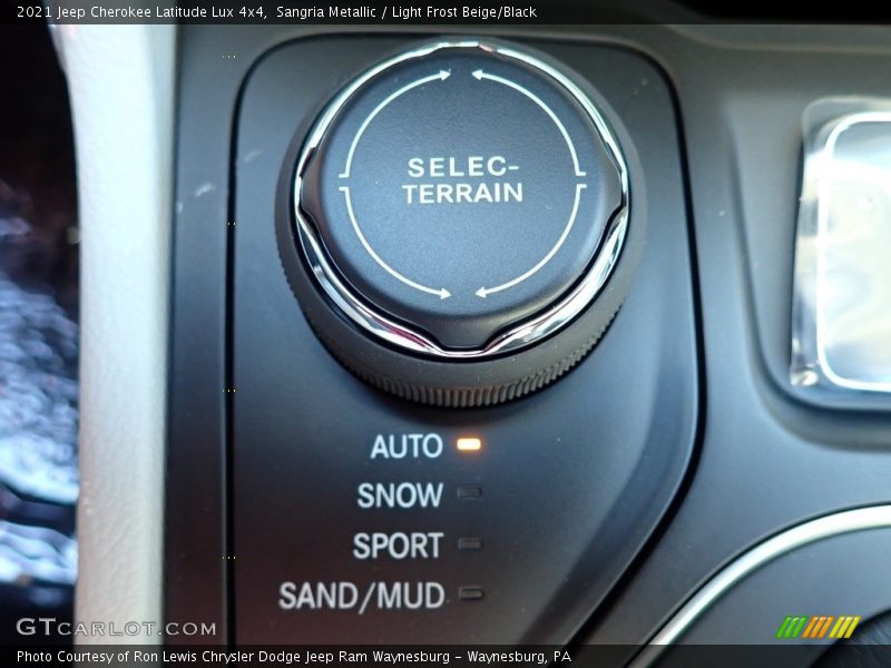 Controls of 2021 Cherokee Latitude Lux 4x4