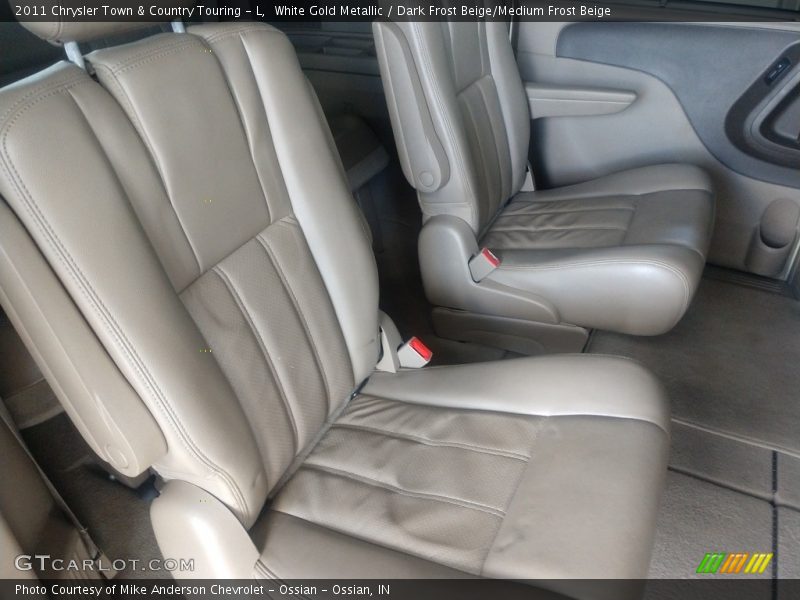 White Gold Metallic / Dark Frost Beige/Medium Frost Beige 2011 Chrysler Town & Country Touring - L