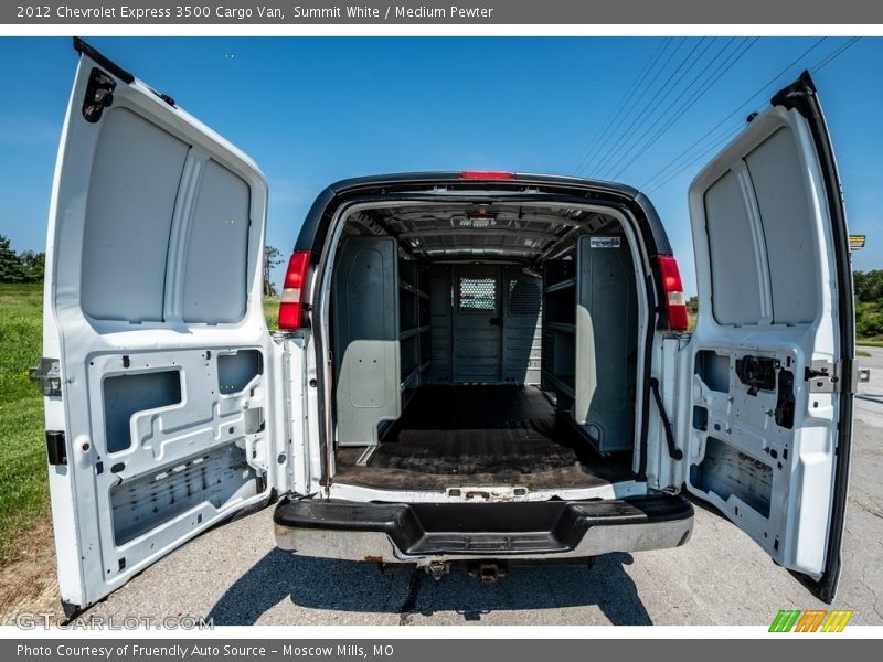 Summit White / Medium Pewter 2012 Chevrolet Express 3500 Cargo Van