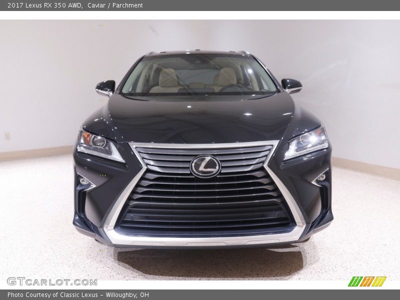 Caviar / Parchment 2017 Lexus RX 350 AWD