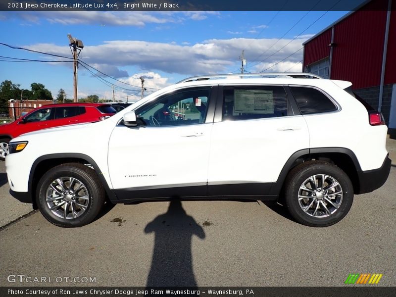 Bright White / Black 2021 Jeep Cherokee Latitude Lux 4x4