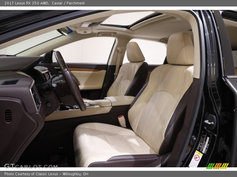 Caviar / Parchment 2017 Lexus RX 350 AWD