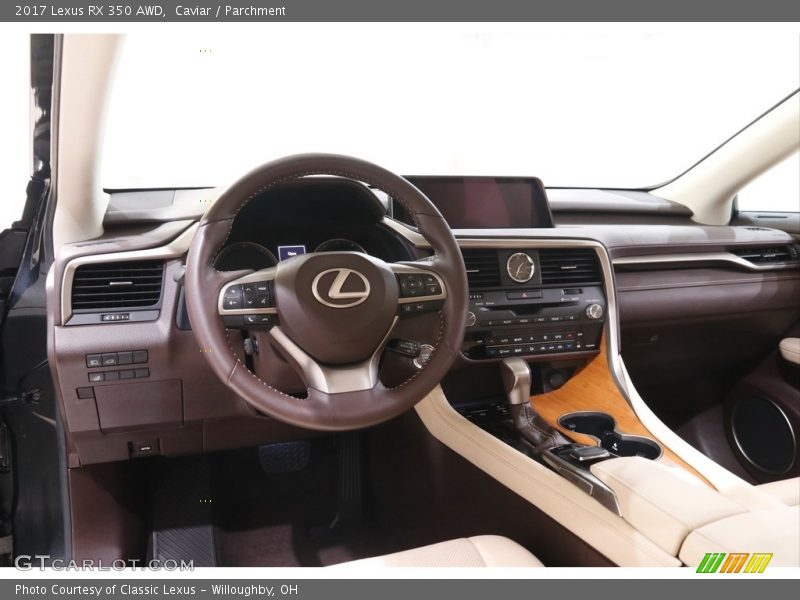 Caviar / Parchment 2017 Lexus RX 350 AWD