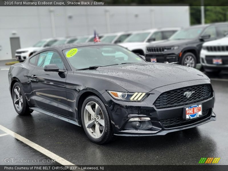 Shadow Black / Ebony 2016 Ford Mustang EcoBoost Coupe