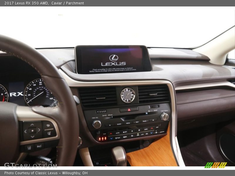 Caviar / Parchment 2017 Lexus RX 350 AWD