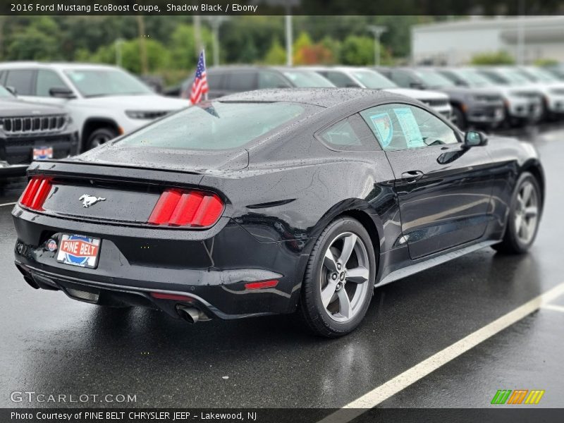 Shadow Black / Ebony 2016 Ford Mustang EcoBoost Coupe