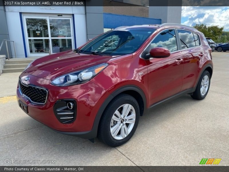 Hyper Red / Black 2017 Kia Sportage LX AWD