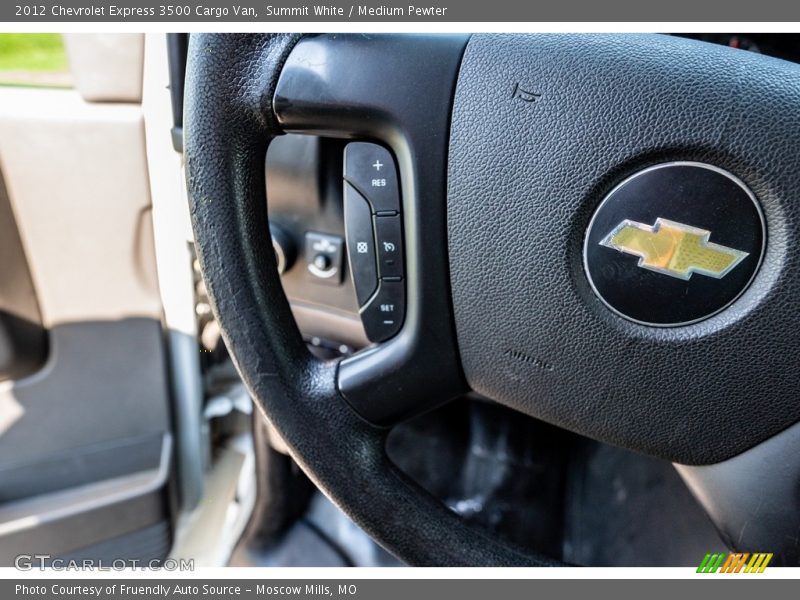 Summit White / Medium Pewter 2012 Chevrolet Express 3500 Cargo Van