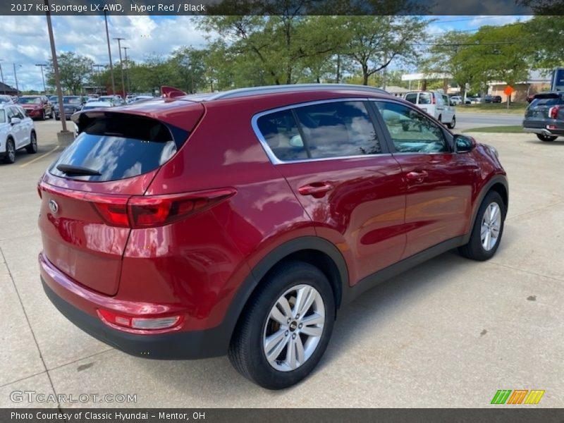 Hyper Red / Black 2017 Kia Sportage LX AWD