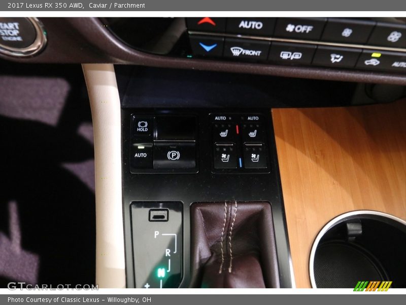 Caviar / Parchment 2017 Lexus RX 350 AWD