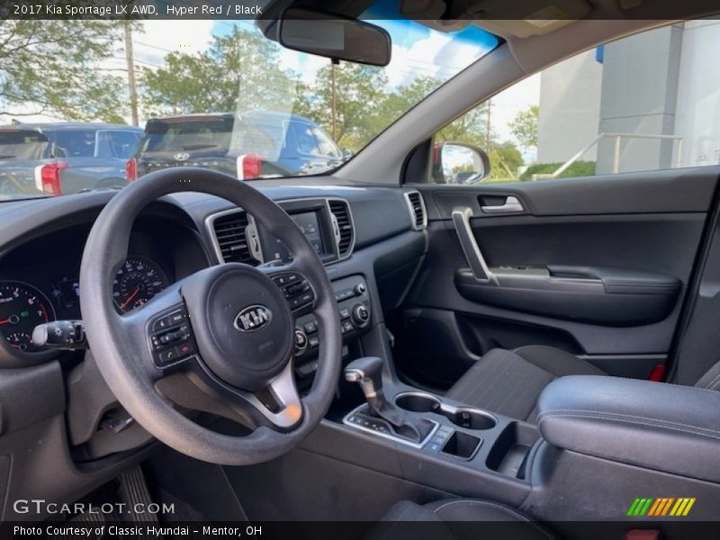 Hyper Red / Black 2017 Kia Sportage LX AWD