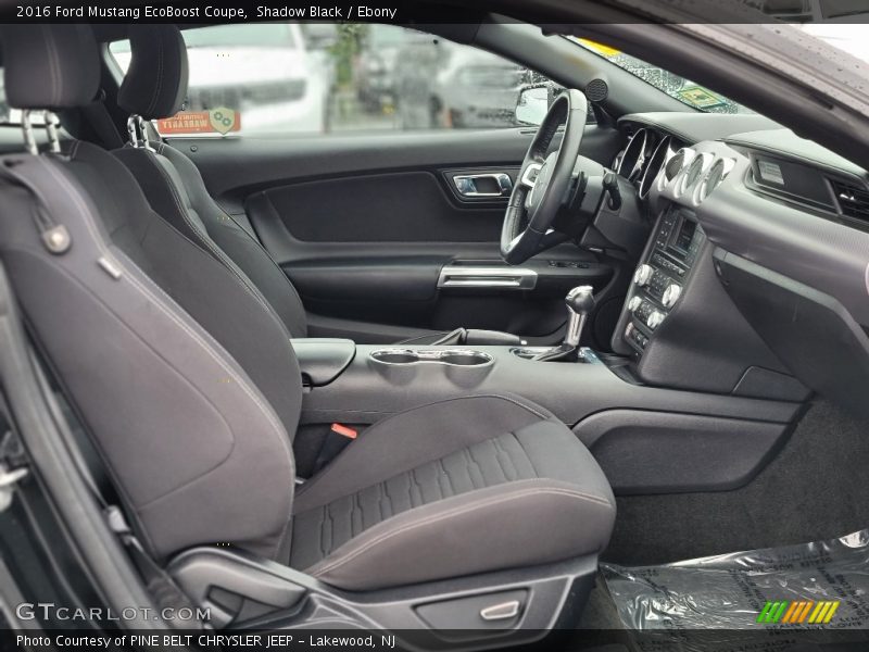 Front Seat of 2016 Mustang EcoBoost Coupe