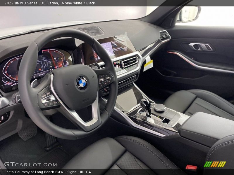 Alpine White / Black 2022 BMW 3 Series 330i Sedan