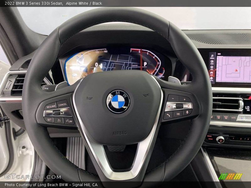 Alpine White / Black 2022 BMW 3 Series 330i Sedan