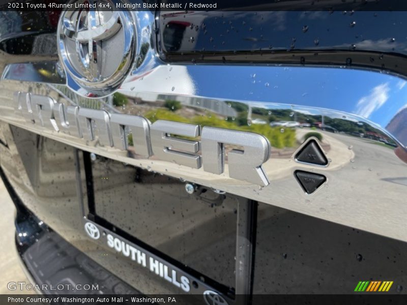 Midnight Black Metallic / Redwood 2021 Toyota 4Runner Limited 4x4