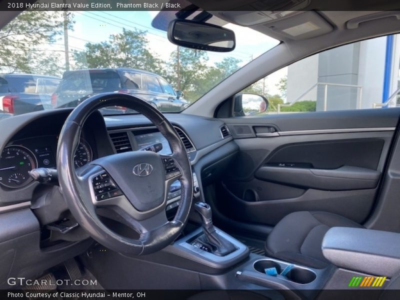 Phantom Black / Black 2018 Hyundai Elantra Value Edition