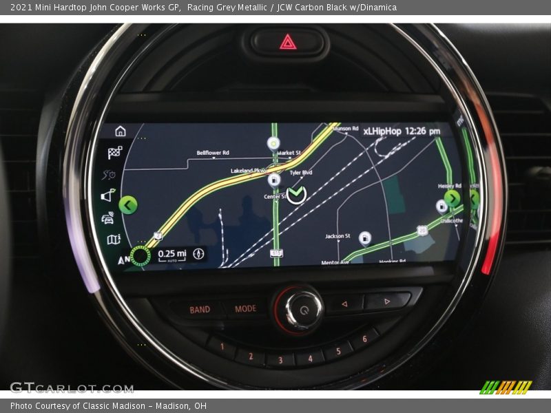 Navigation of 2021 Hardtop John Cooper Works GP