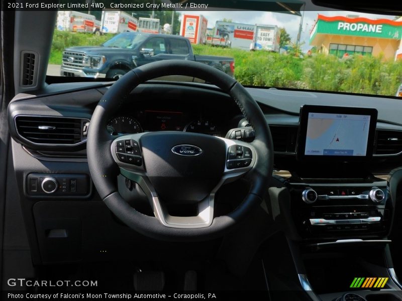 Carbonized Gray Metallic / Ebony 2021 Ford Explorer Limited 4WD