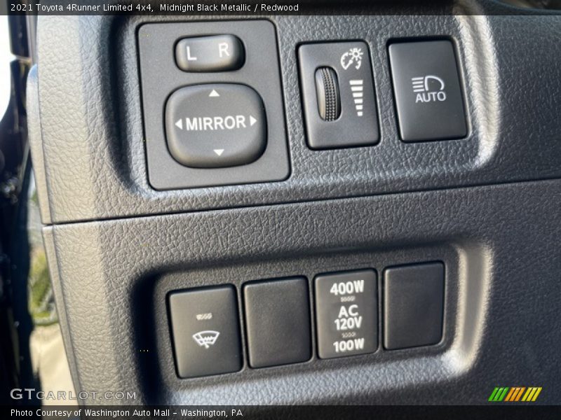 Controls of 2021 4Runner Limited 4x4