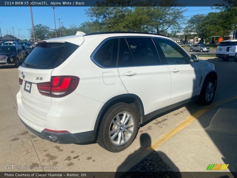 Alpine White / Black 2014 BMW X5 xDrive35i