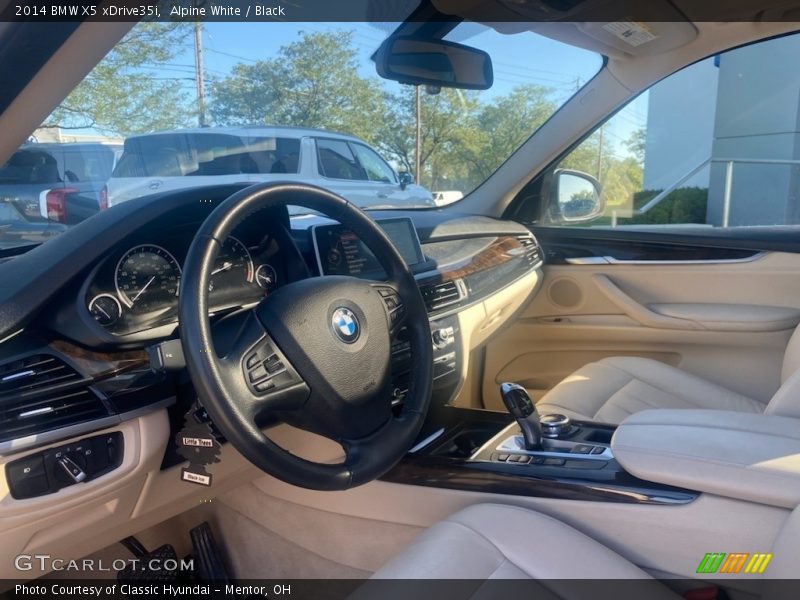 Alpine White / Black 2014 BMW X5 xDrive35i