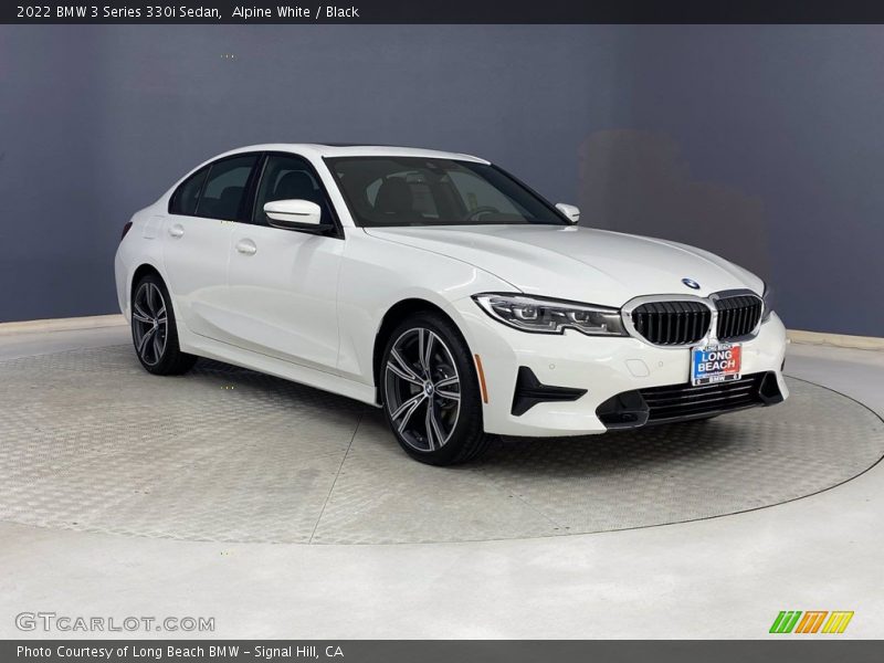 Alpine White / Black 2022 BMW 3 Series 330i Sedan