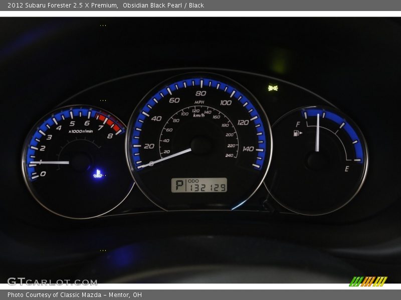  2012 Forester 2.5 X Premium 2.5 X Premium Gauges