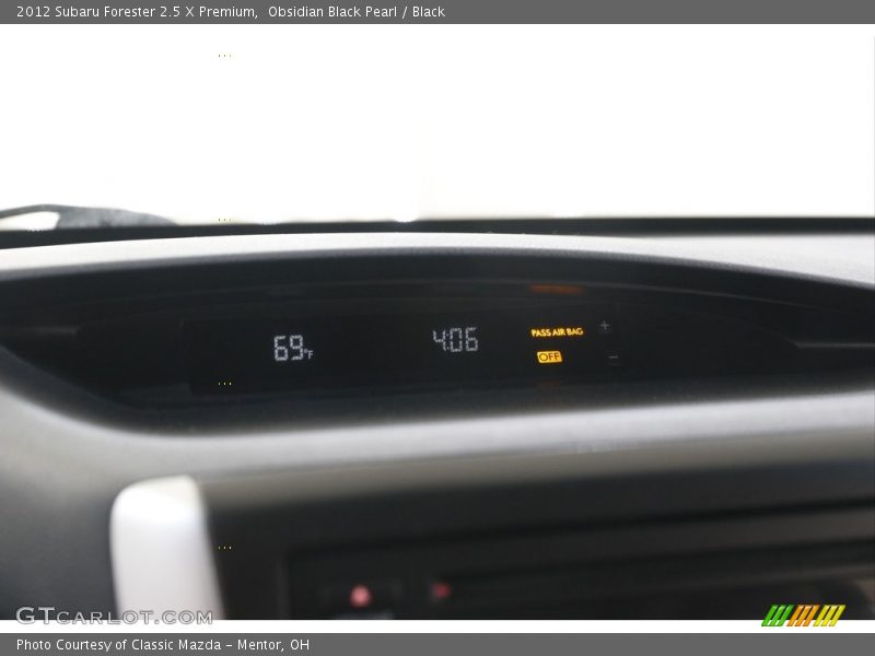 Obsidian Black Pearl / Black 2012 Subaru Forester 2.5 X Premium