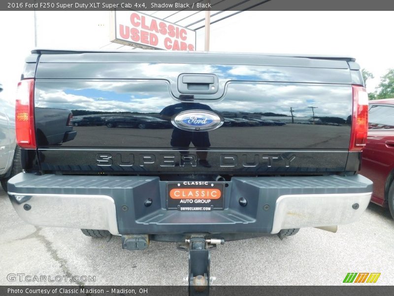 Shadow Black / Black 2016 Ford F250 Super Duty XLT Super Cab 4x4