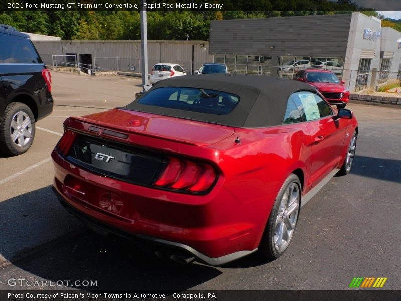 Rapid Red Metallic / Ebony 2021 Ford Mustang GT Premium Convertible