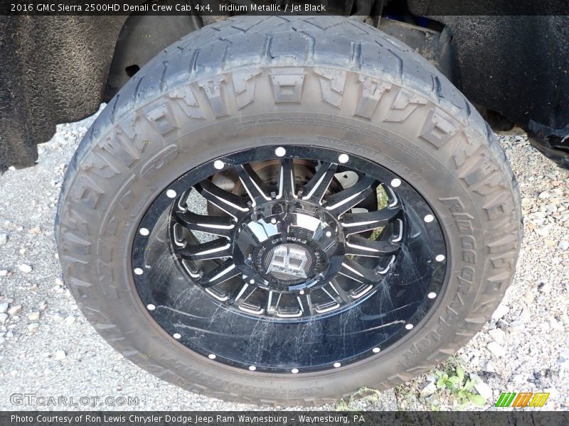 Custom Wheels of 2016 Sierra 2500HD Denali Crew Cab 4x4
