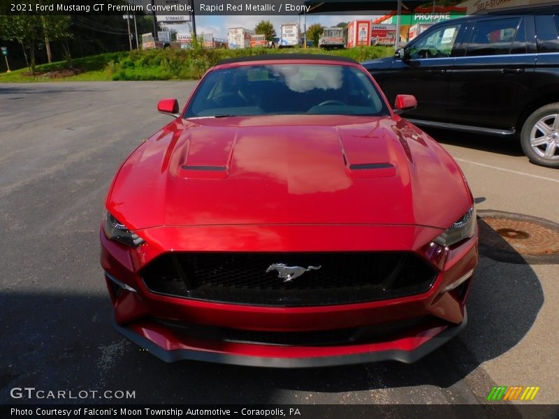 Rapid Red Metallic / Ebony 2021 Ford Mustang GT Premium Convertible